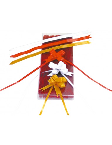 Cinta para hacer lazos rojo 130 cm x...