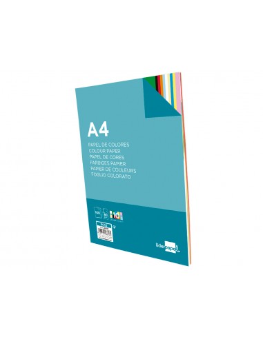 Papel color liderpapel a4 80gr 10...