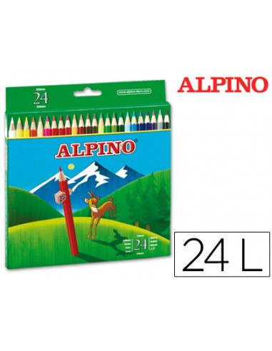 Lapices de colores alpino 658 caja de...