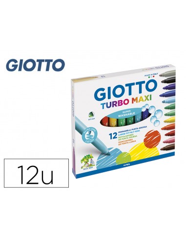 Rotulador giotto turbo maxi caja de...