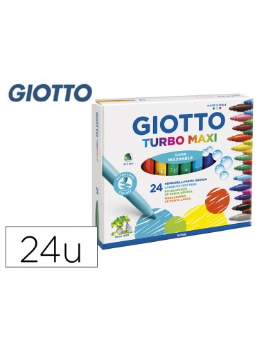 Rotulador giotto turbo maxi caja de...