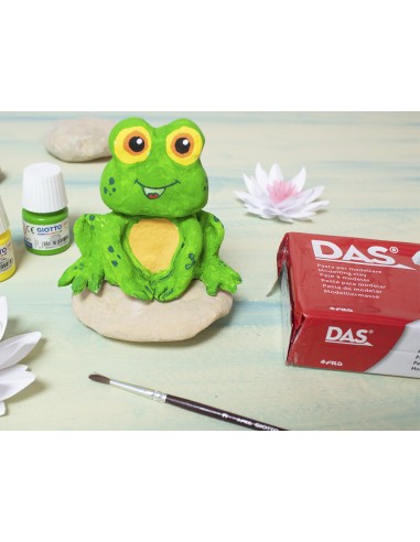 Pasta das blanca para modelar seca...