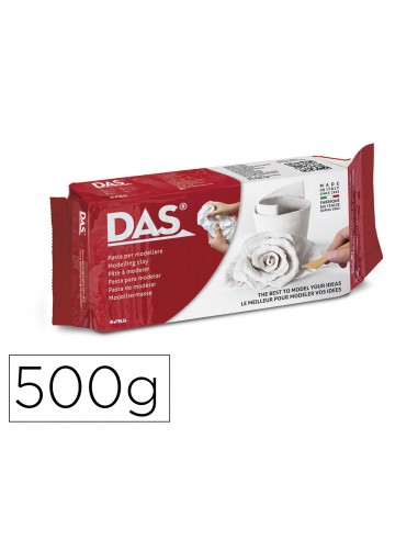 Pasta das blanca para modelar seca...