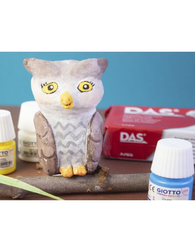 Pasta das blanca para modelar seca...