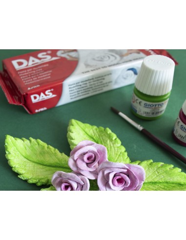 Pasta das blanca para modelar seca...