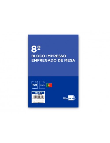 Talonario liderpapel camarero octavo...