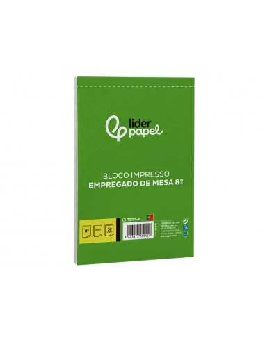 Talonario liderpapel camarero octavo...