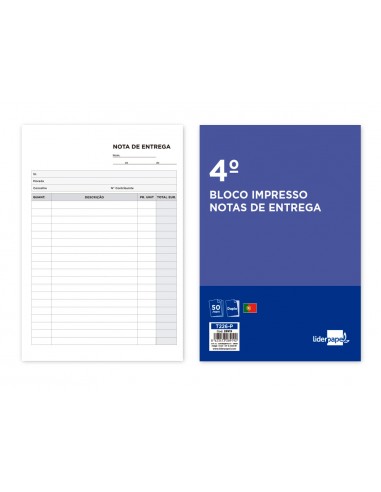 Talonario liderpapel entregas cuarto...
