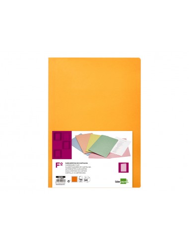 Subcarpeta liderpapel folio naranja...