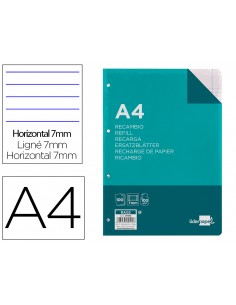 Recambio liderpapel a4 100...