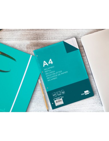 Recambio liderpapel a4 100 hojas...