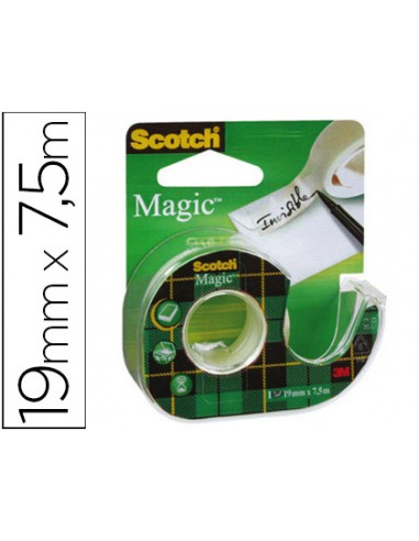 Cinta adhesiva scotch magic invisible...