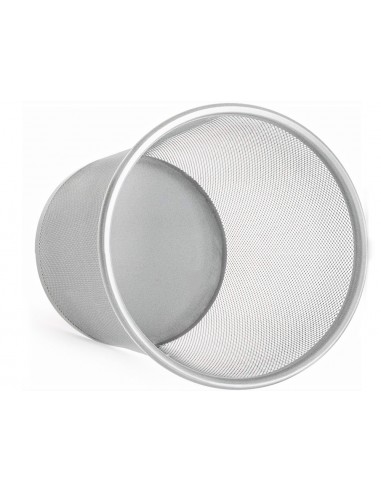 Papelera metalica q-connect gris...