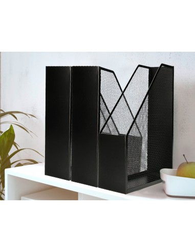 Revistero metalico q-connect rejilla...