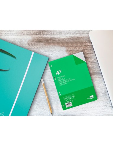 Recambio liderpapel din a5 100 hojas...