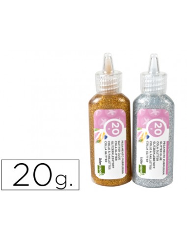 Purpurina pegamento liderpapel...