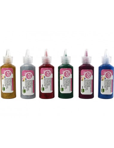 Purpurina pegamento liderpapel...