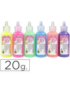 Purpurina pegamento...