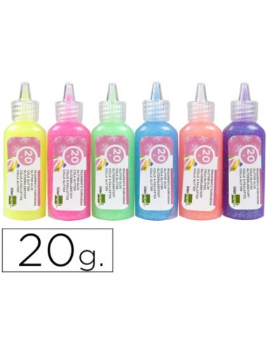 Purpurina pegamento liderpapel...