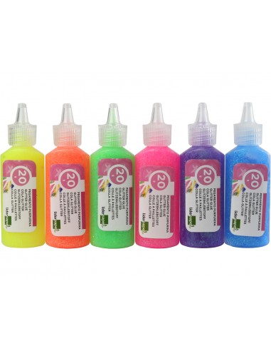 Purpurina pegamento liderpapel...