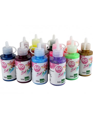 Purpurina pegamento liderpapel...