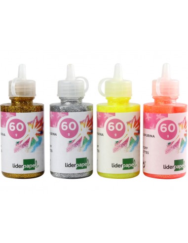 Purpurina pegamento liderpapel...