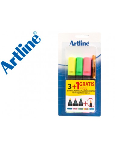 Rotulador artline fluorescente ek-660...