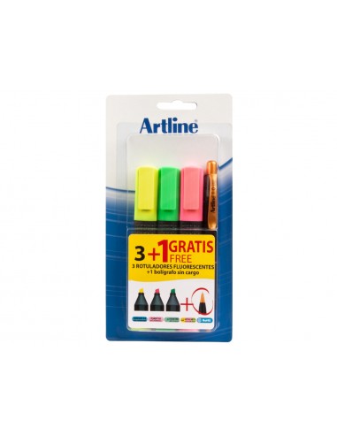 Rotulador artline fluorescente ek-660...