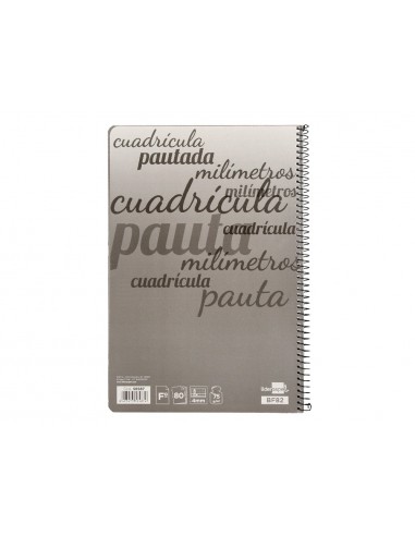 Cuaderno espiral liderpapel folio...