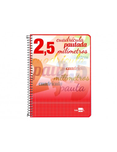 Cuaderno espiral liderpapel cuarto...