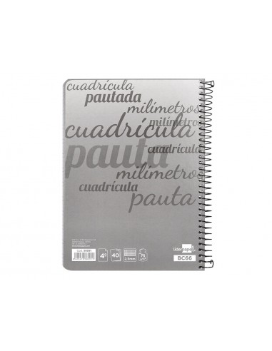 Cuaderno espiral liderpapel cuarto...