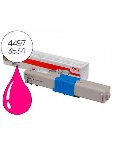 Toner oki c301dn/c321dn magenta 1500 pag