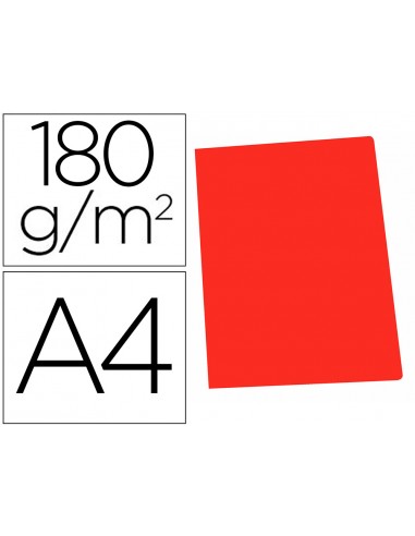 Subcarpeta cartulina gio din a4 rojo...