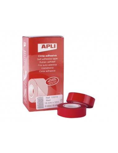 Cinta adhesiva apli 33 mt x 19 mm...