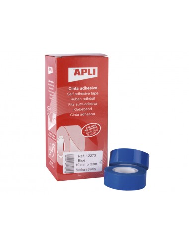 Cinta adhesiva apli 33 mt x 19 mm...