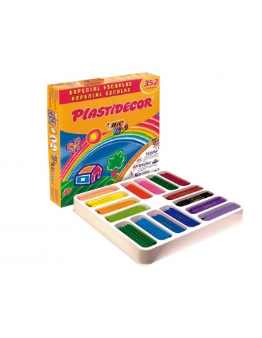 Lapices cera plastidecor school pack...