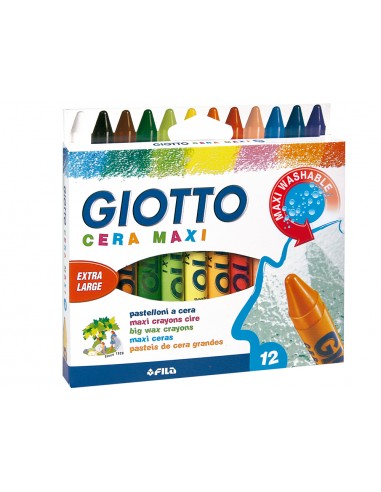 Lapices cera giotto maxi caja de 12...