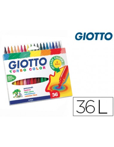 Rotulador giotto turbo color caja de...