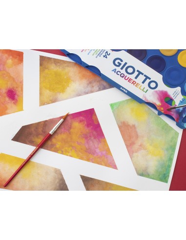 Acuarela giotto 24 colores con pincel...