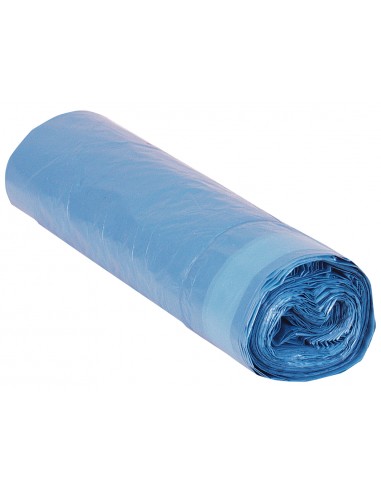 Bolsa basura domestica azul 52x60cm...