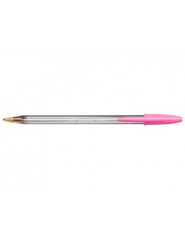 Boligrafo bic cristal fun rosa punta...