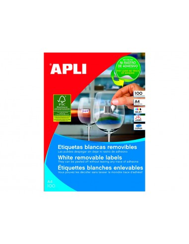 Etiqueta adhesiva apli 36,8x23,8 mm...