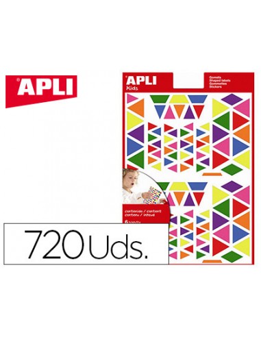 Gomets apli autoadhesivo triangulo...