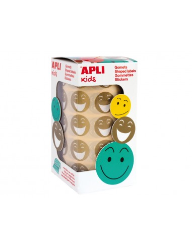 Gomets apli autoadhesivo smile oro...