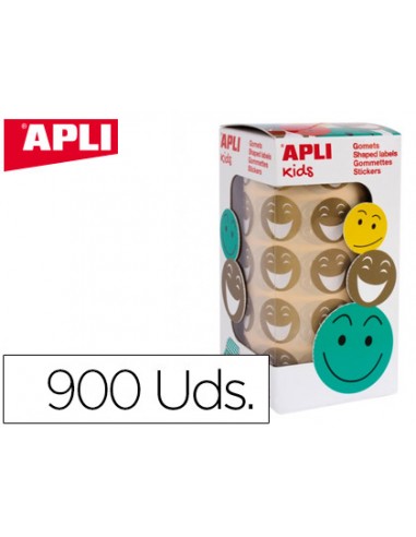 Gomets apli autoadhesivo smile oro...