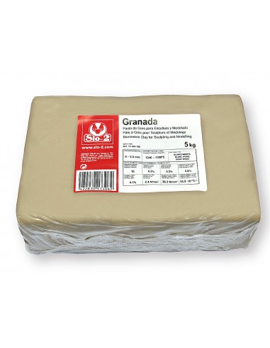 Pasta de modelar sio-2 gres granada...