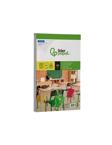 Bloc examenes liderpapel cuadro 4mm...