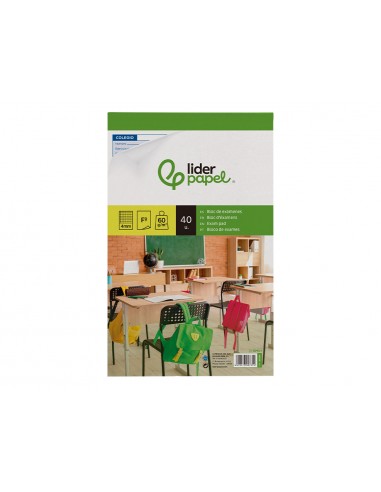 Bloc examenes liderpapel cuadro 4mm...