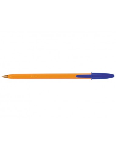 Boligrafo bic naranja fine original azul