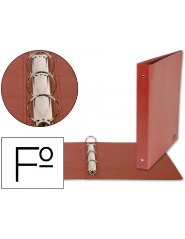 Carpeta de 4 anillas 25mm redondas...